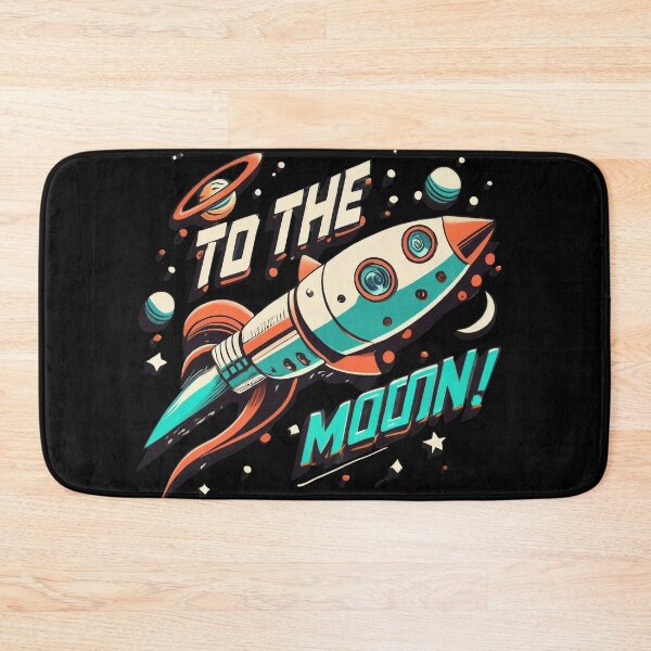 Item preview, Vintage To The Moon designed and sold by WallAndAll.