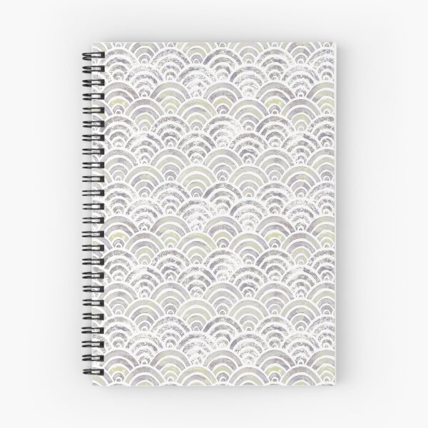 Item preview, Fish scales japanese pastel white designed and sold by Alessandro Remo Mazzoni Remotextiles.