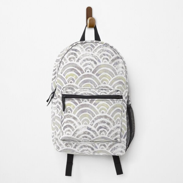Item preview, Fish scales japanese pastel white designed and sold by Alessandro Remo Mazzoni Remotextiles.