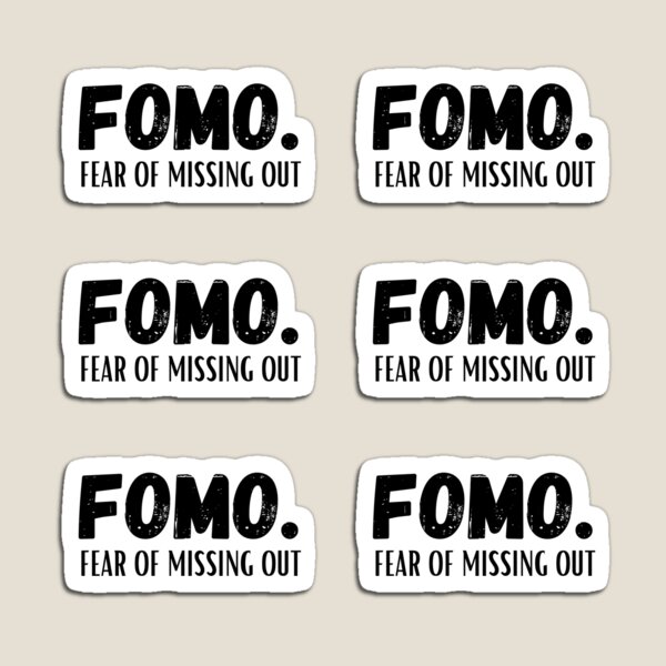 FOMO TWITTER Sticker by Montrepeneuer