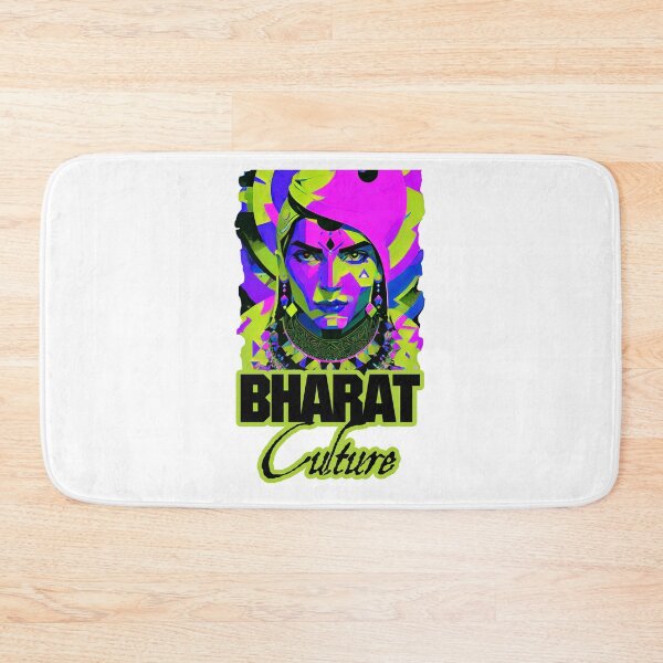 Item preview, Bharat indian culture sticker style graphic illustration designed and sold by ironpalette.