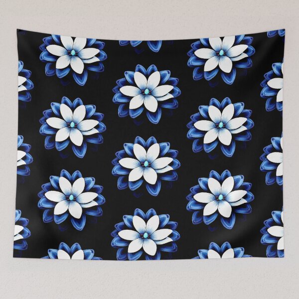 Item preview, Spanish blue flower designed and sold by Thedigital91.