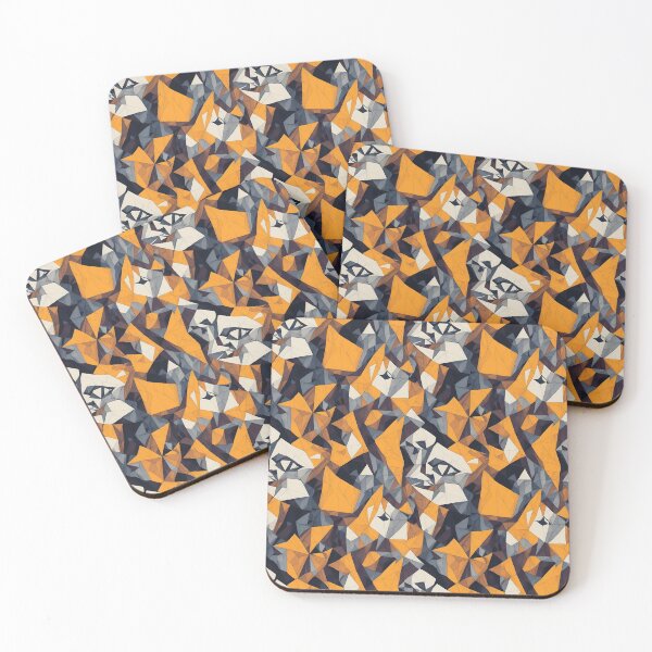 Item preview, Cubism Halloween pattern designed and sold by LuvleighArt.