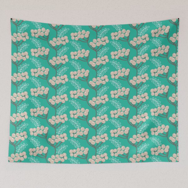 Item preview, Botanical Autumn Berries nature pattern designed and sold by Nicola-Rowe.