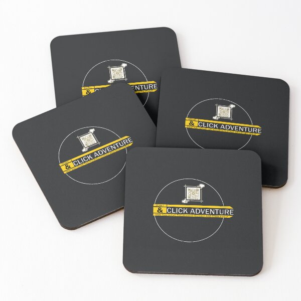 Item preview, Point & Click Adventure Gaming Logo V3 (Yellow/Black) designed and sold by Visual Resolutions.