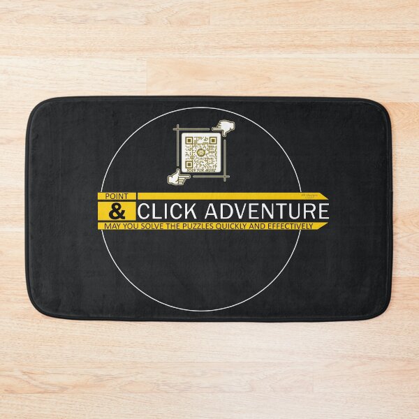 Item preview, Point & Click Adventure Gaming Logo V3 (Yellow/Black) designed and sold by Visual Resolutions.