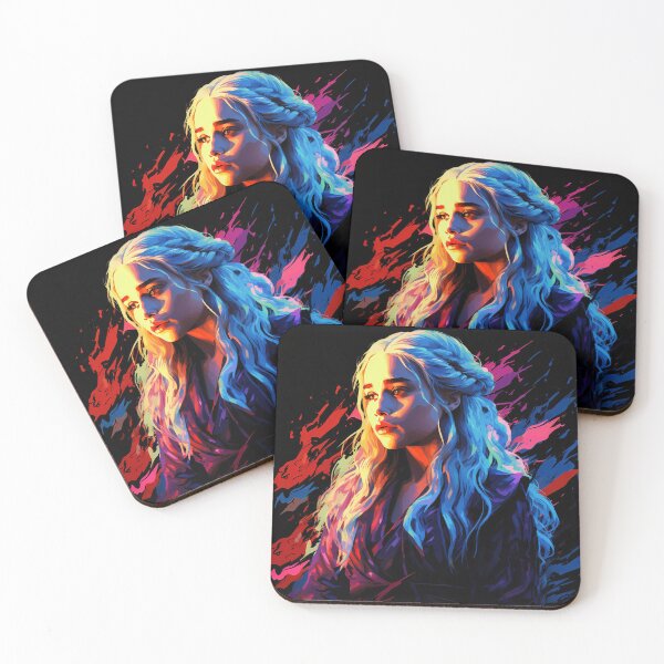 Artikelvorschau, Daenerys Targaryen Neon Retro entworfen und verkauft von onespin.