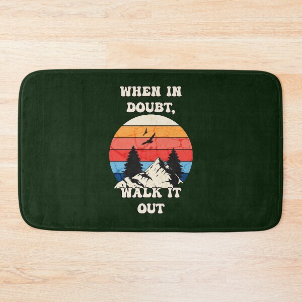 Item preview, When In Doubt Walk It Out Mountain Hiking Nature designed and sold by Cute & Sassy Custom Gifting Boutiques.
