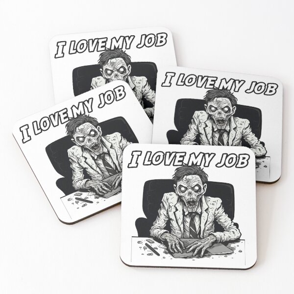 Item preview, Office Zombie I LOVE MY JOB designed and sold by Anbe_design.