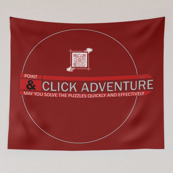 Item preview, Point & Click Adventure Gaming Logo V3 (Red/Gray) designed and sold by Visual Resolutions.
