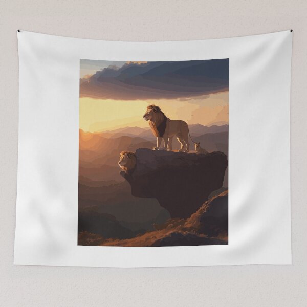 Item preview, Lion King on the Hill designed and sold by Atokeh.