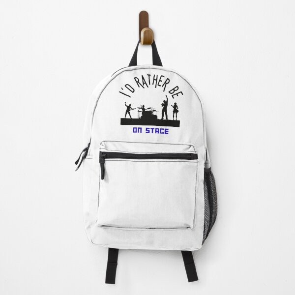 Item preview, I´d rather be on music stage, black text and image. Gifts & Merchandise. designed and sold by LindaLG.
