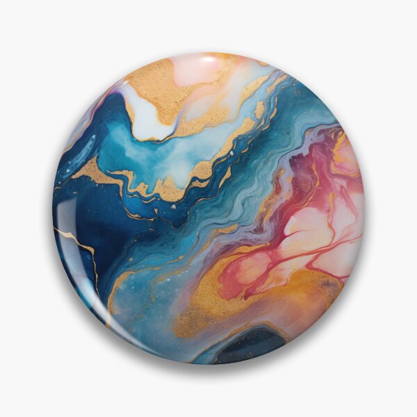 Item preview, Multicolor rainbow marble pattern designed and sold by SmileshareShop.