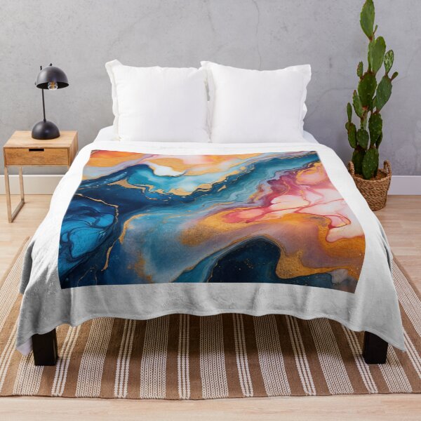 Item preview, Multicolor rainbow marble pattern designed and sold by SmileshareShop.