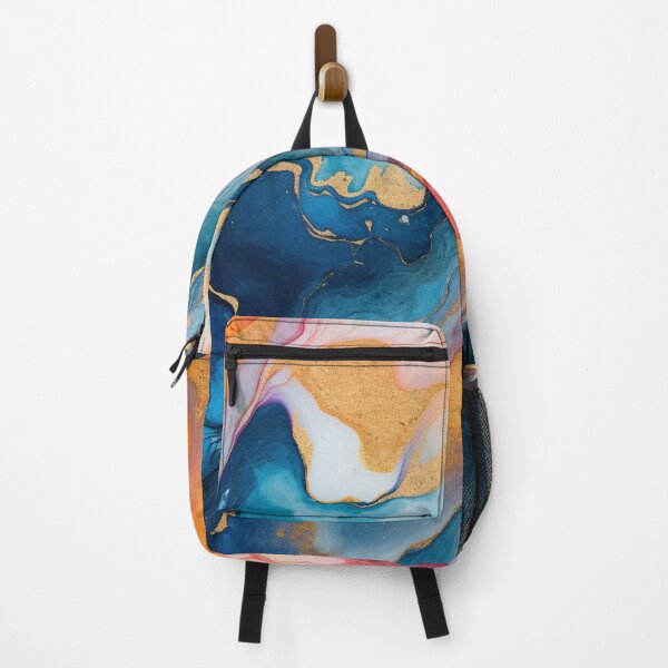Item preview, Multicolor rainbow marble pattern designed and sold by SmileshareShop.