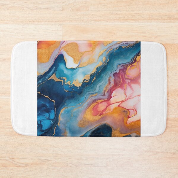 Item preview, Multicolor rainbow marble pattern designed and sold by SmileshareShop.