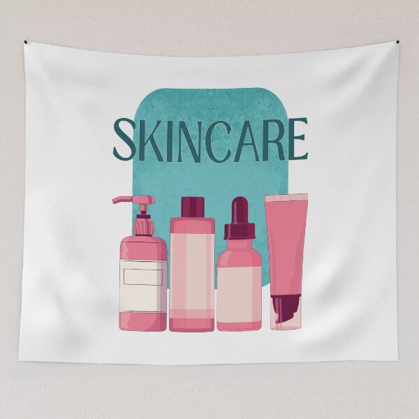 Item preview, Cleanser Toner Serum Lotion Skincare Steps Beauty Secrets designed and sold by ObsidianDaz.