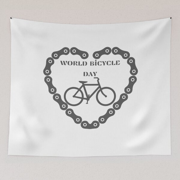 Item preview,  World Bicycle Day designed and sold by GOLDENGARDENART.
