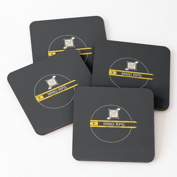 Item preview, MMO RPG - Online RPG Gamer Logo V3 (Yellow/Black) designed and sold by Visual Resolutions.