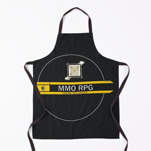 Item preview, MMO RPG - Online RPG Gamer Logo V3 (Yellow/Black) designed and sold by Visual Resolutions.
