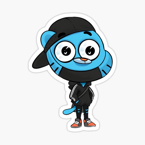 The Amazing World of Gumball Darwin Watterson Sticker - Sticker Mania