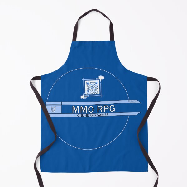 Item preview, MMO RPG - Online RPG Gamer Logo V3 (Blue/White) designed and sold by Visual Resolutions.