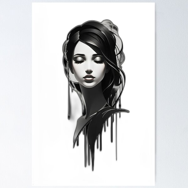 Item preview, unhappy woman designed and sold by DesignmanHakan.