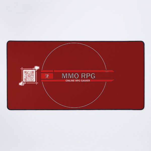Item preview, MMO RPG - Online RPG Gamer Logo V3 (Red/Gray) designed and sold by Visual Resolutions.
