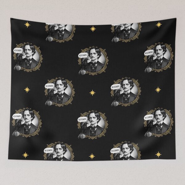 Item preview, Edgar Poe and the Raven designed and sold by DarkFinds.