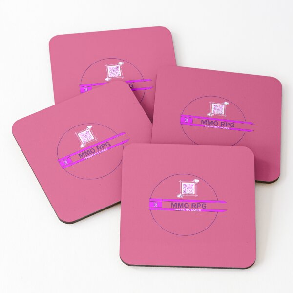Item preview, MMO RPG - Online RPG Gamer Logo V3 (Pink/Purple) designed and sold by Visual Resolutions.