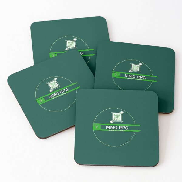 Item preview, MMO RPG - Online RPG Gamer Logo V3 (Green/White) designed and sold by Visual Resolutions.