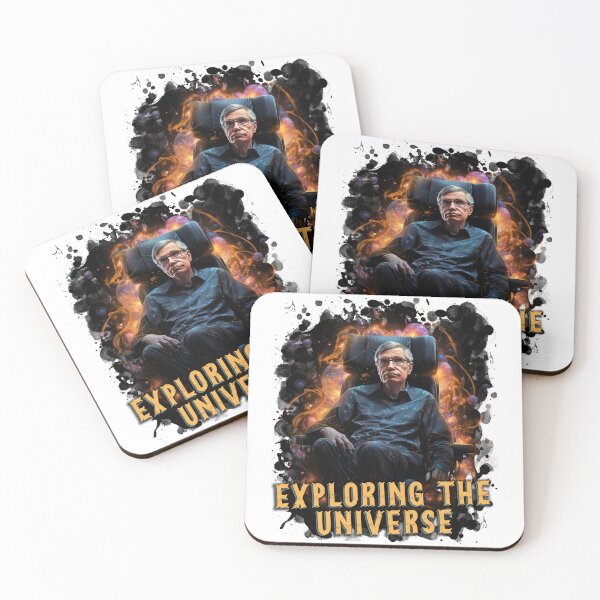 Item preview, A cosmic image of Stephen Hawking  "EXPLORING THE UNIVERSE" designed and sold by LunarLandscapes.