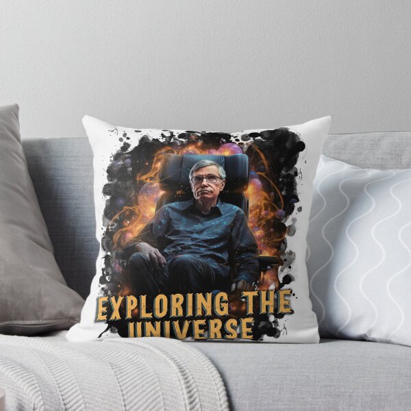 Item preview, A cosmic image of Stephen Hawking  "EXPLORING THE UNIVERSE" designed and sold by LunarLandscapes.