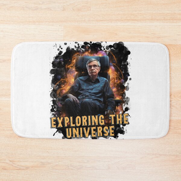 Item preview, A cosmic image of Stephen Hawking  "EXPLORING THE UNIVERSE" designed and sold by LunarLandscapes.