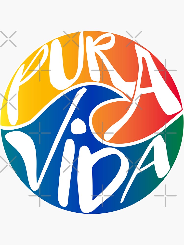 Pura vida Sticker for Sale by RossDillon