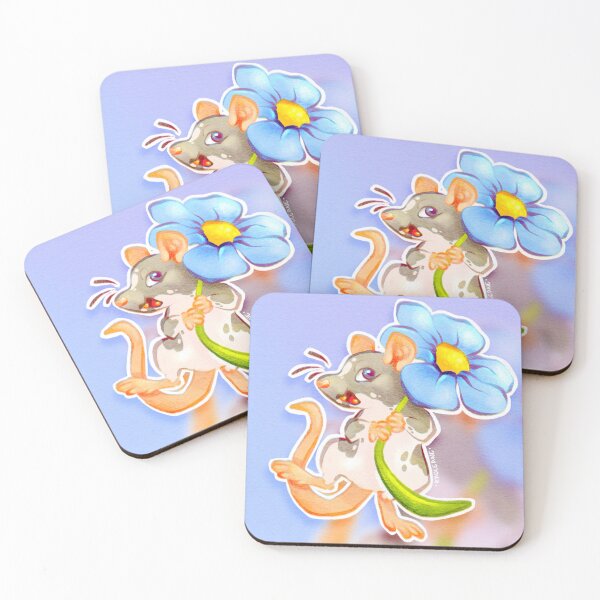 Item preview, blue flower rat designed and sold by Kholeane.