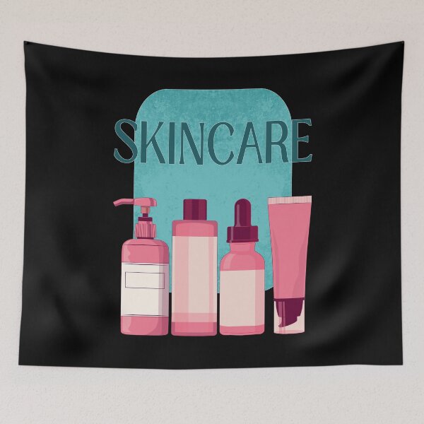 Item preview, Cleanser Toner Serum Lotion Skincare Steps Beauty Secrets designed and sold by ObsidianDaz.