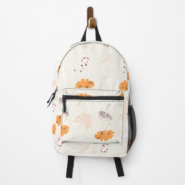Item preview, Creamy Forest Whimsy: Gray, Orange, Purple Mushroom & Monstera designed and sold by ara-designs.