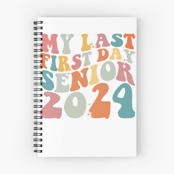 Item preview, Class of 2024 Retro My Last First Day Senior 2024 Gear designed and sold by DynamicDesign.