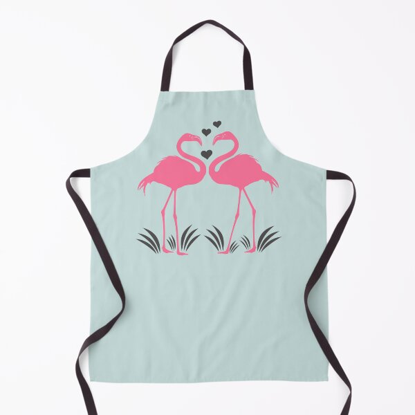 Artikelvorschau, Flamingo mit Herzen entworfen und verkauft von MANUDOODLE.