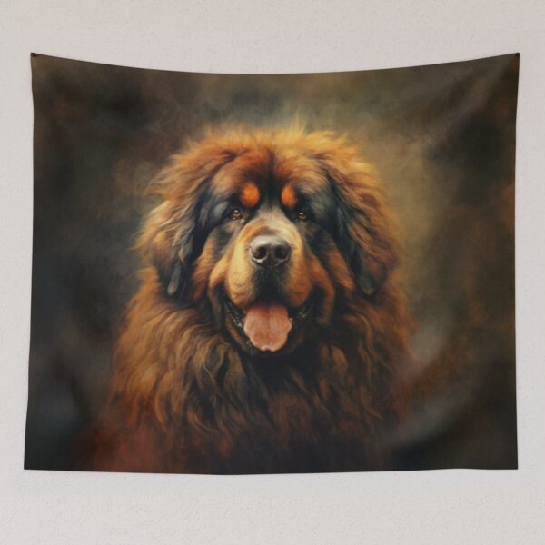 Item preview, Giant Guardian, The Majestic Tibetan Mastiff, Tee, Gift designed and sold by Terry-Salsa.