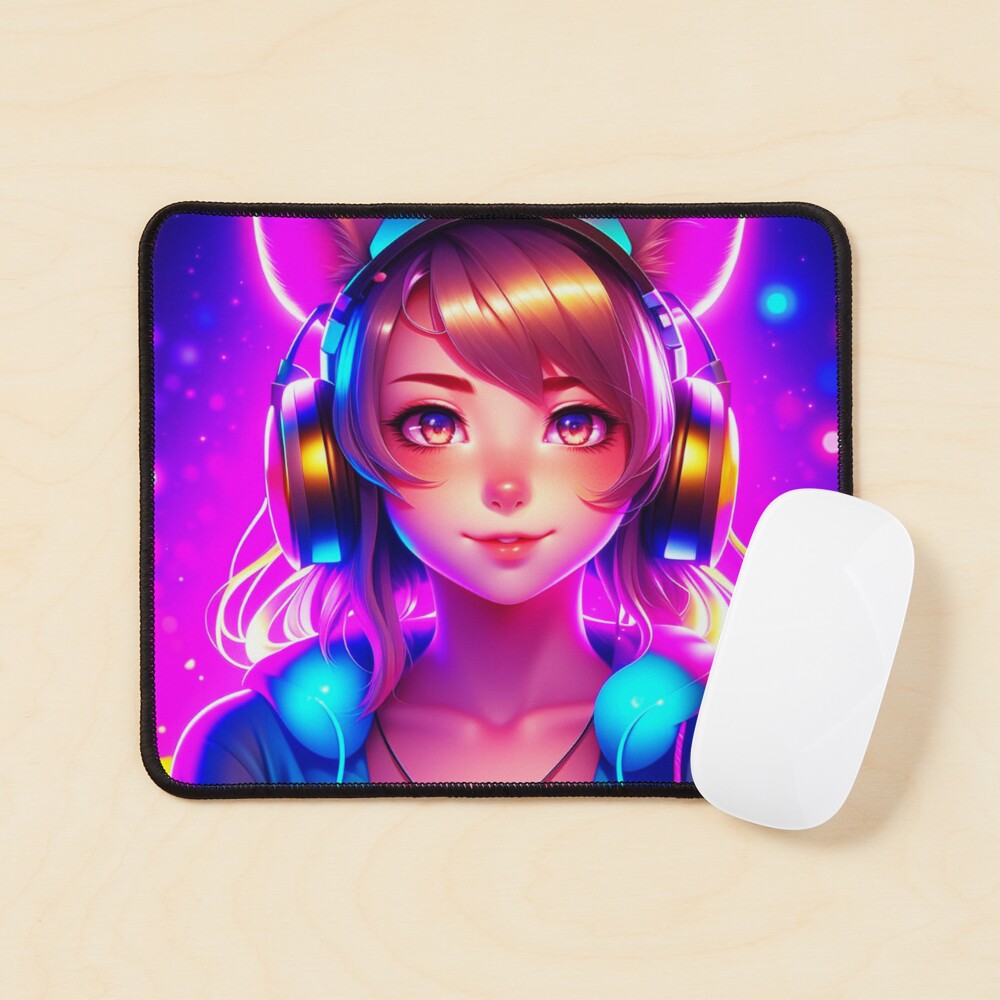 Póster for Sale con la obra «Chica Gamer - Vibraciones de Neón» de MilesAI  | Redbubble