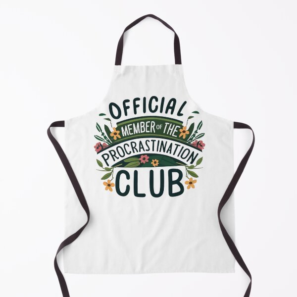 Item preview, Official Member of The Procrastination Club designed and sold by WallAndAll.