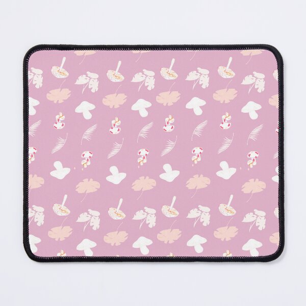 Item preview, Purple Jungle Paradise: White, Orange Mushroom & Monstera designed and sold by ara-designs.