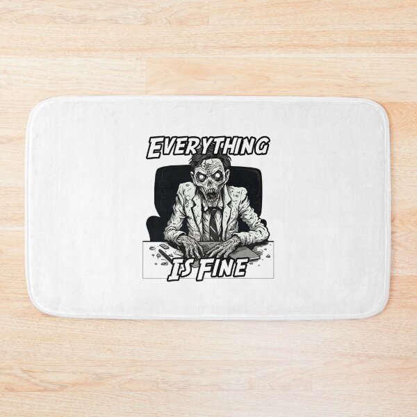 Item preview, Office Zombie Everything Is Fine designed and sold by Anbe_design.