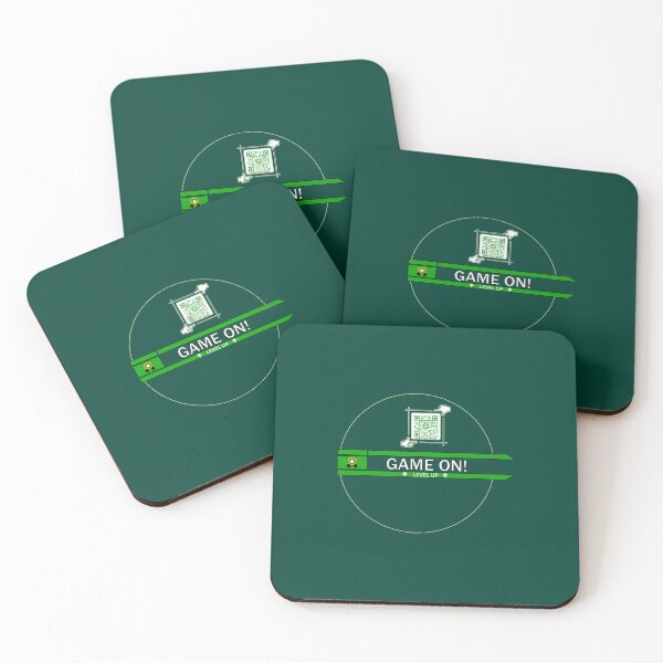 Item preview, Game On! - Level UP Gaming Logo V3 (Green/White) designed and sold by Visual Resolutions.
