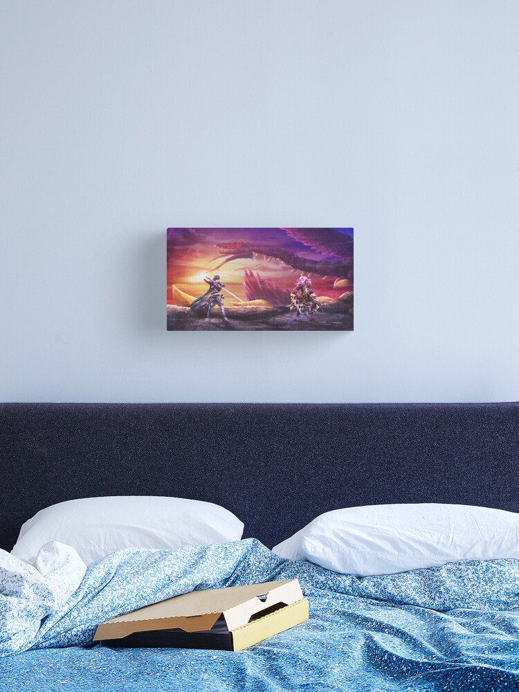 Thumbnail 1 of 3, Canvas Print, Boss Stage - Grima's Back designed and sold by orioto.