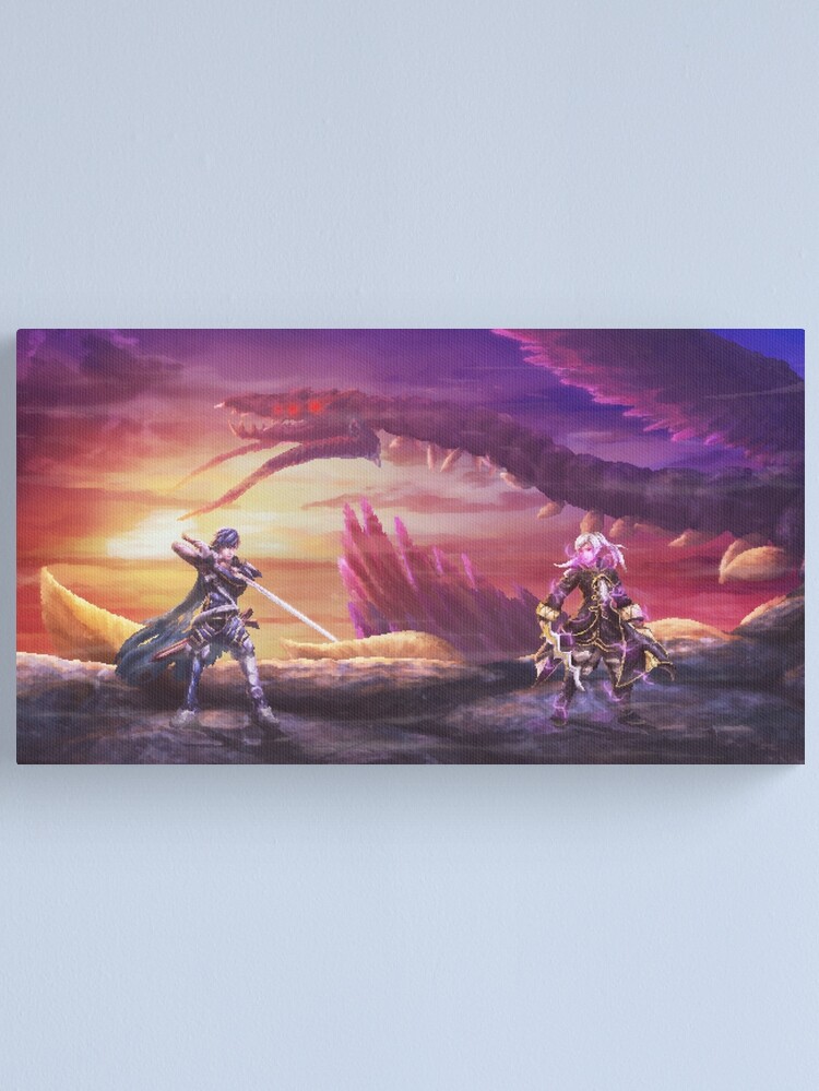 Thumbnail 2 of 3, Canvas Print, Boss Stage - Grima's Back designed and sold by orioto.
