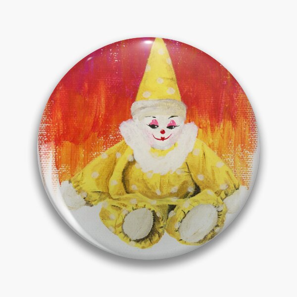 Item preview, Small But Knowing Clown Doll designed and sold by RavynsRoost.