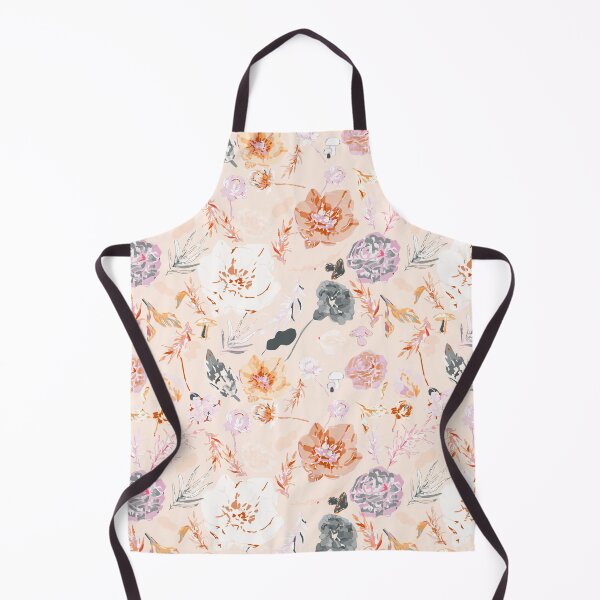 Item preview, Soft Purple & Orange Floral Bounty on Pink designed and sold by ara-designs.